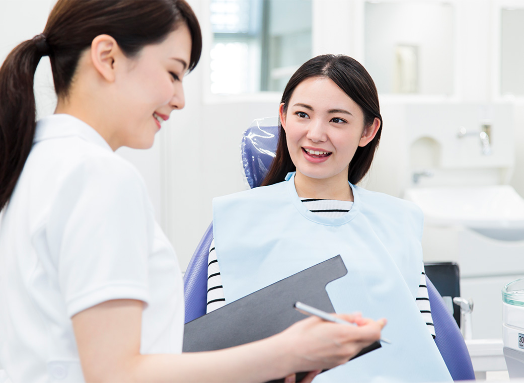受付・問診票のご記入