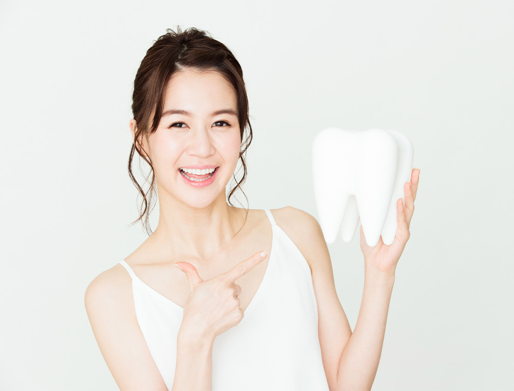 白い歯で、笑顔にもっと自信を
